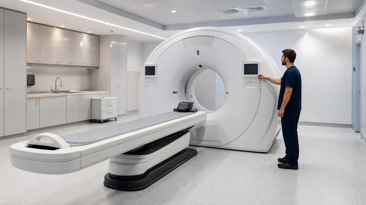 醫院內先進的正子造影（PET-CT）掃描儀器